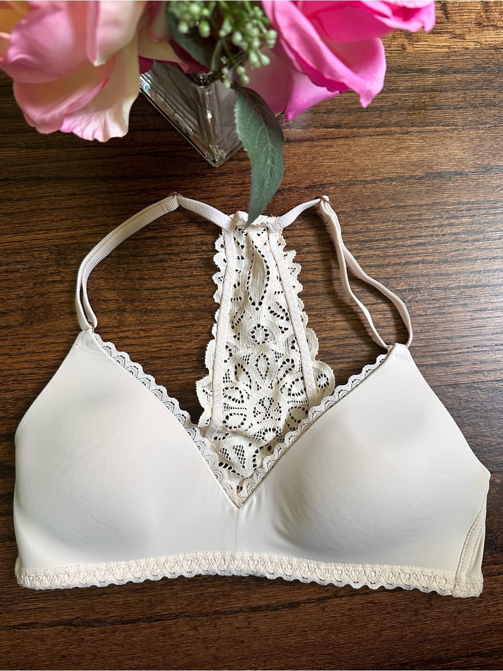 Aerie Everyday Wireless racerback bra, size 32B